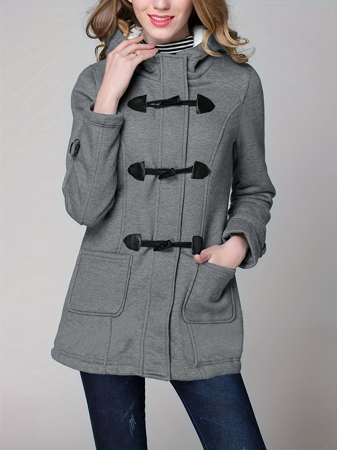 Levoire | Veste À Manches Longues Confortable Avec Capuche Et Poches