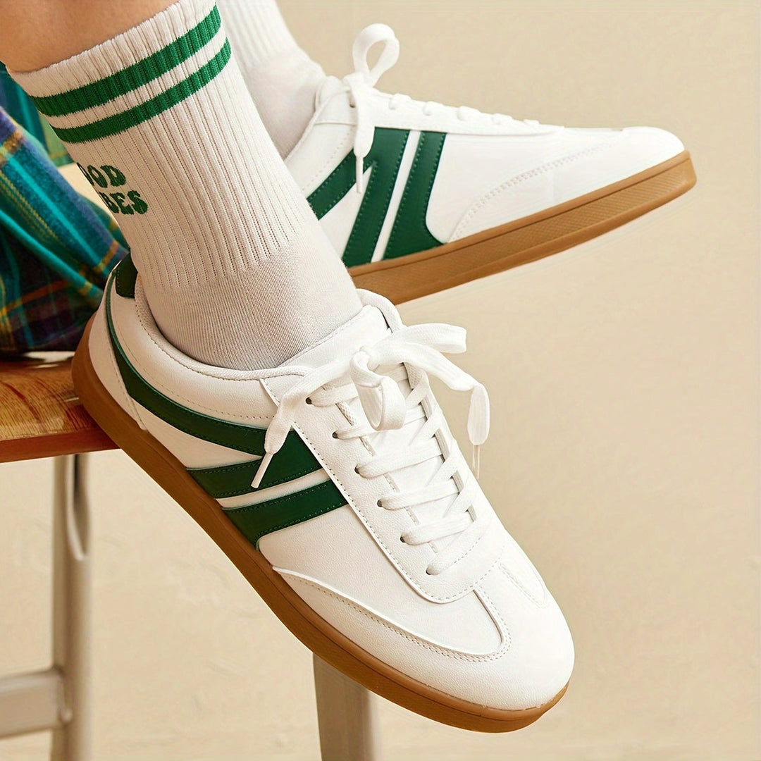 Levoire | Sneaker Femme Confortable En Couleurs Unies Blanc