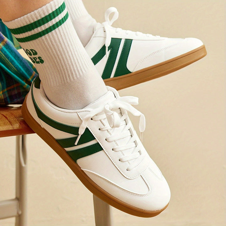 Levoire | Sneaker Femme Confortable En Couleurs Unies Blanc