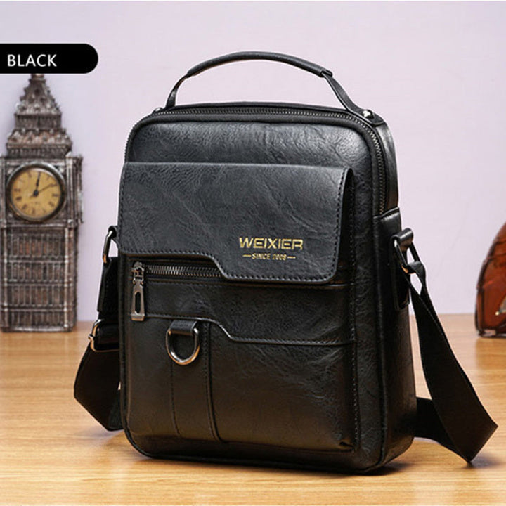 Levoire | Sac Crossbody En Cuir Noir