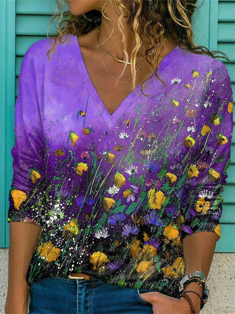 Levoire | Robe Maxi Élégante Printanière Lila