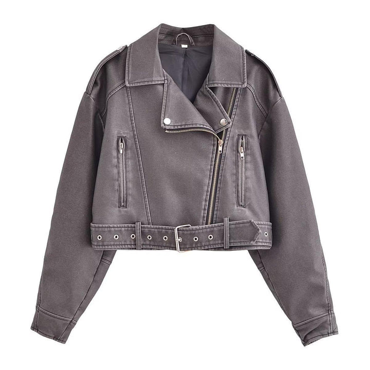 Levoire | Lavable, Vêtement En Cuir À Couleur Changeante Pour Femmes* Gris