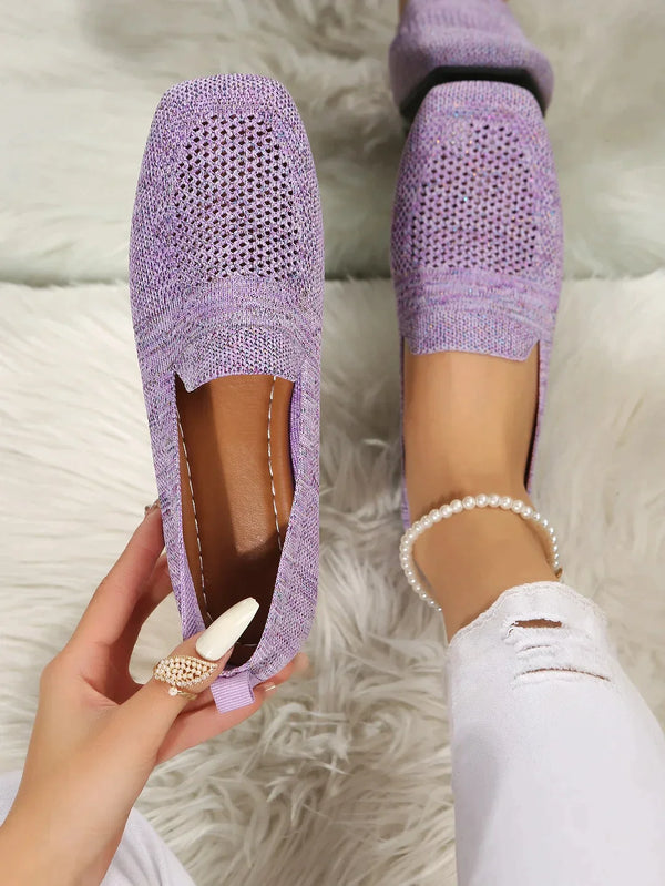 Levoire | Sandales En Maille Pour Femmes Lilas