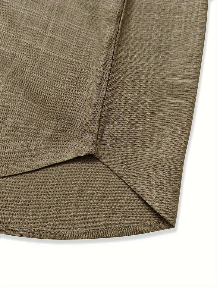 Levoire | Chemise En Lin Non Mélangée À Manches Longues