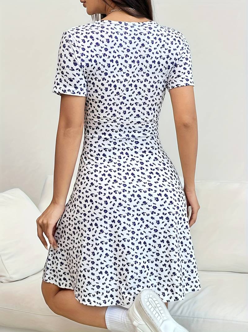Levoire | Robe Élégante Avec Imprimé Intégral