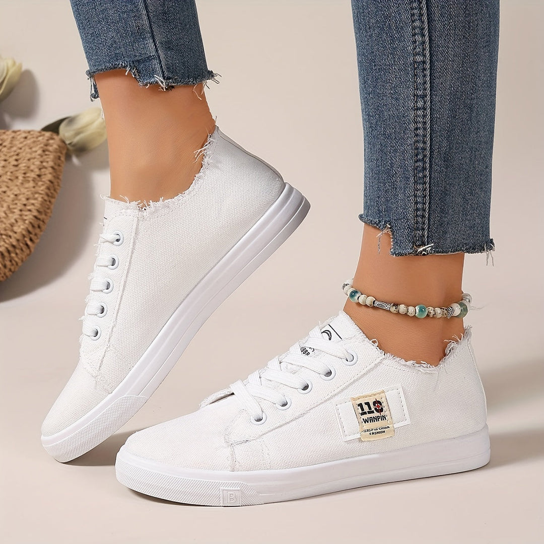 Levoire | Loisirs Tissu Chaussures Femme, Basse Chaussures De Skate À Lacets