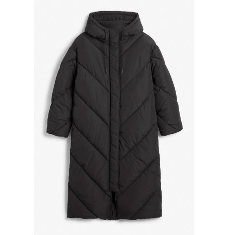 Levoire | Sweatshirt En Coton Uni, À Manches Longues Avec Zip Pour Femmes Noir