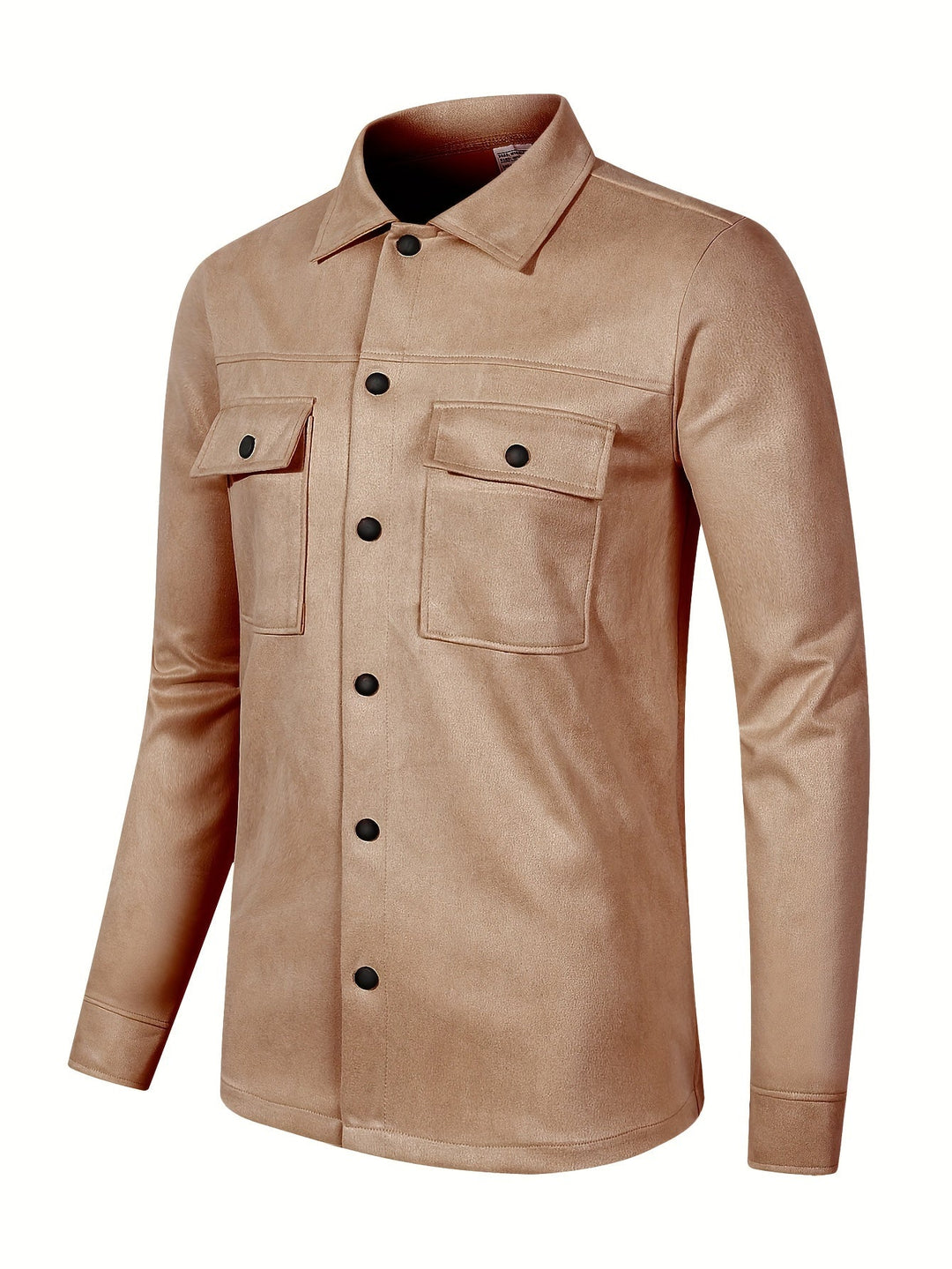 Levoire | Veste En Cuir Pu Pour Hommes Unie