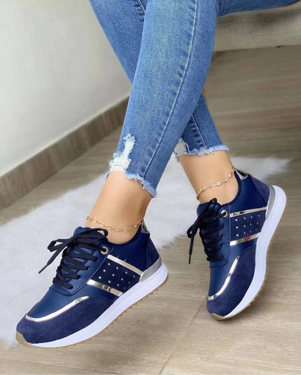 Levoire | Chaussures De Confort Pour Tous Les Jours Bleu