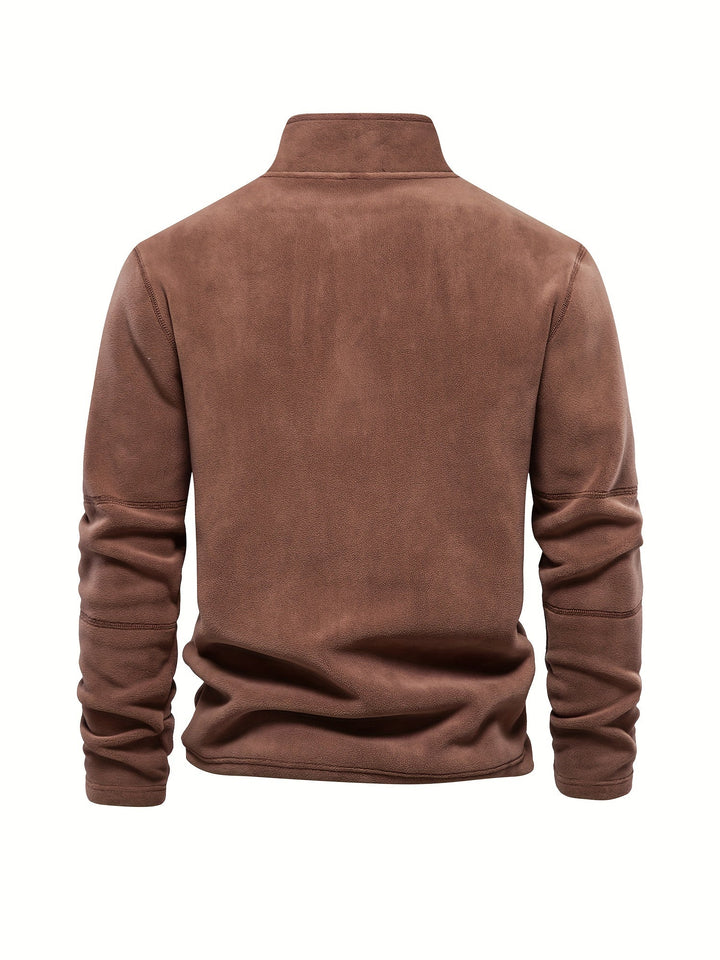 Levoire | Veste À Col En V Pour Homme Avec Zip Et Col En V