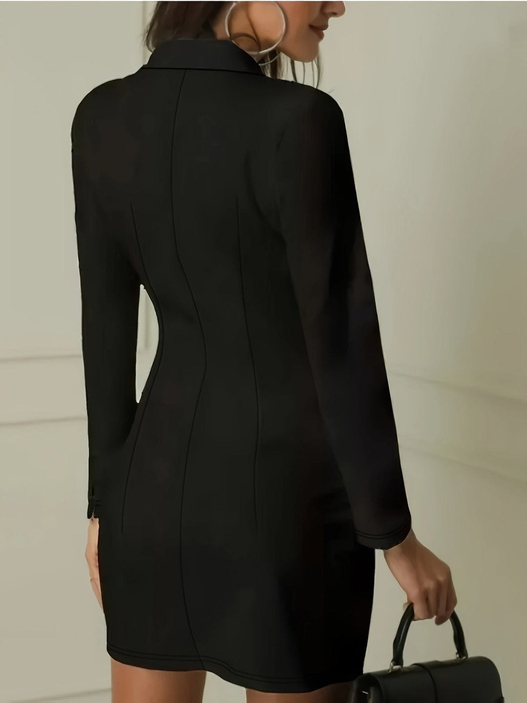 Levoire | Été Élégance Sans Effort : Robe De Costume À Double Boutonnage