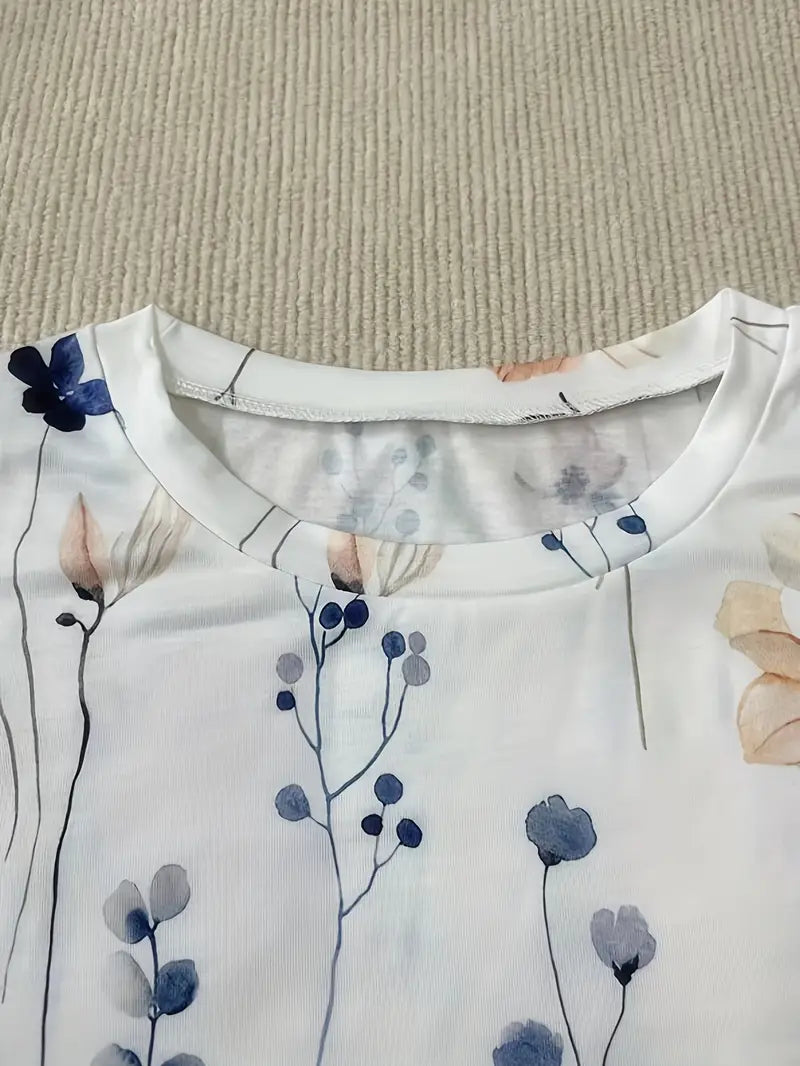 Levoire | T-Shirt À Manches Longues Avec Imprimé Floral