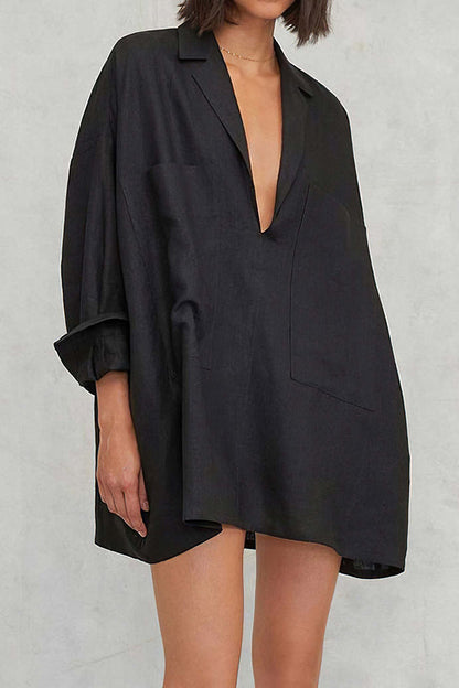 Levoire | Robe midi courte Noir