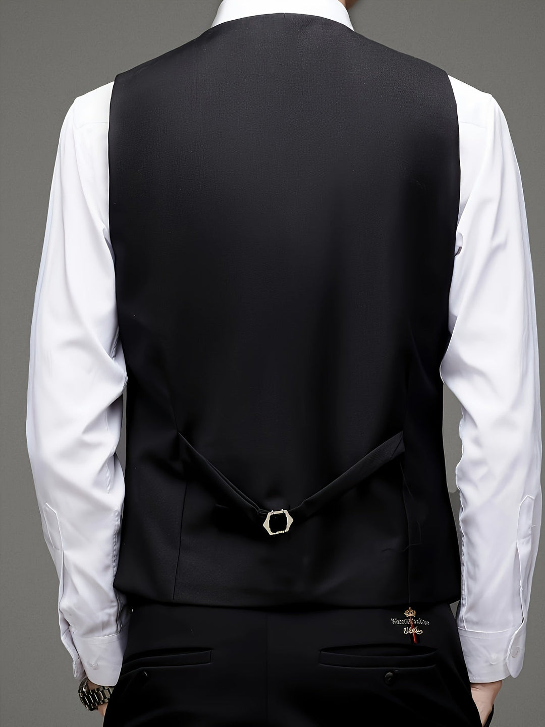 Levoire | Retro Homme Costume Avec Boutonnage Simple Et Col En V