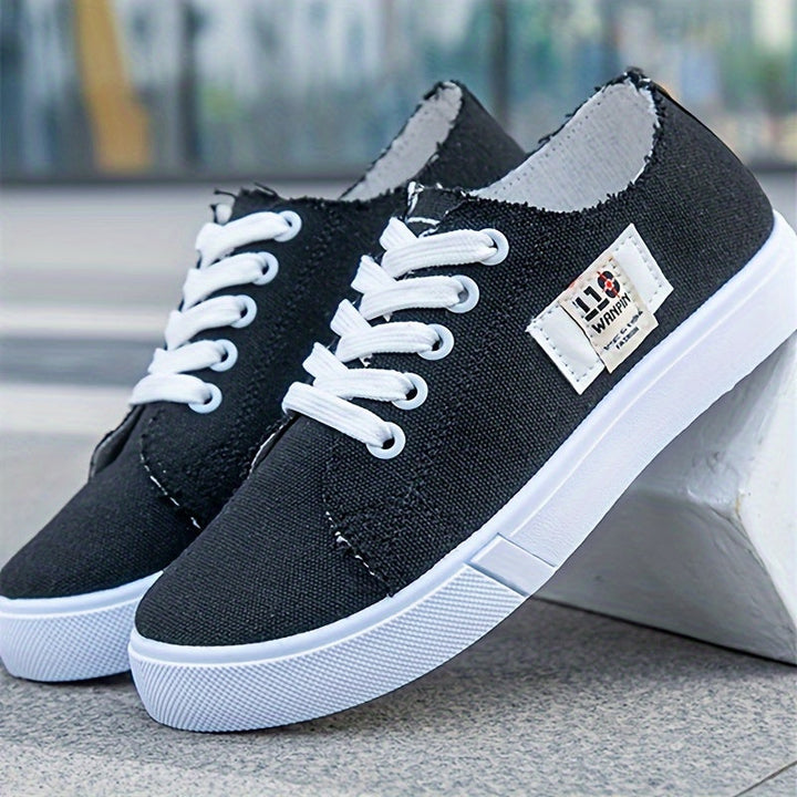 Levoire | Chaussures En Toile Classiques Pour Femmes Noir