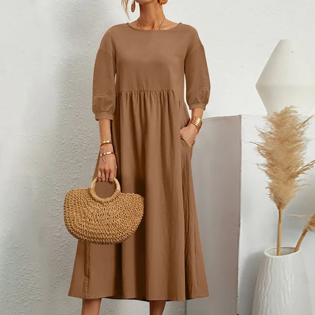 Levoire | Robe Flatteuse Et Élégante Cocoa Brown