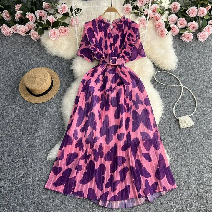 Levoire | Robe femme avec impression terrestre