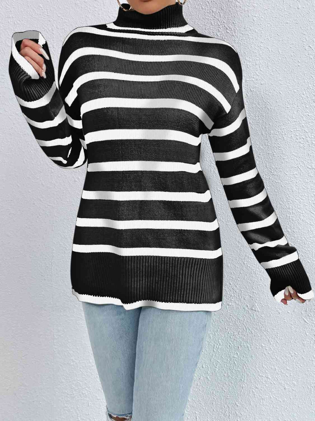 Levoire | Pull D'Hiver Tricoté À Motifs Subtils