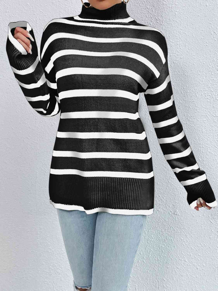 Levoire | Pull D'Hiver Tricoté À Motifs Subtils