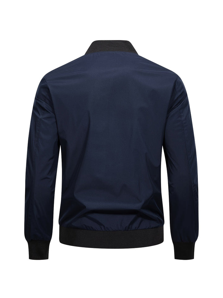 Levoire | Veste Bomber Unicolore Avec Col Baseball
