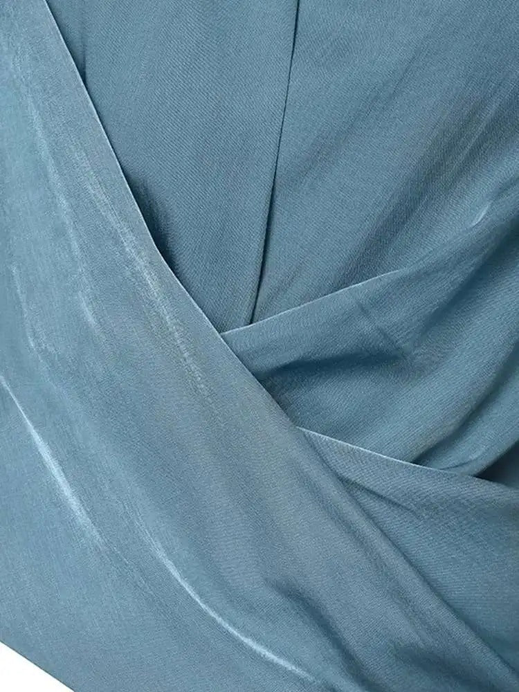 Levoire | Élégante Chemise Femme Drapée À Manches Longues