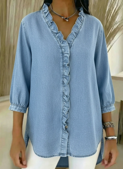Levoire | Boé Denim Chemise Froncée