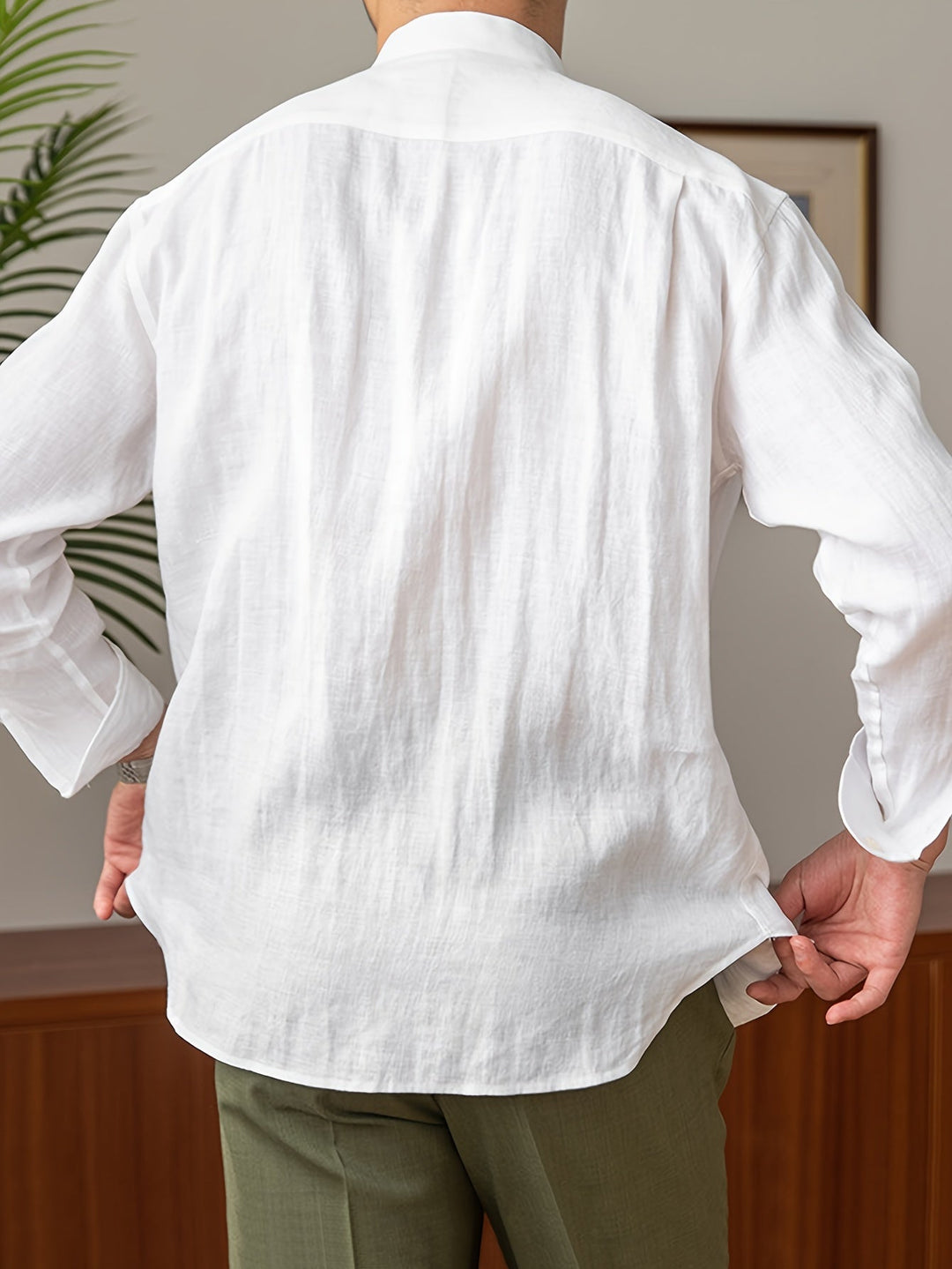 Levoire | Chemise En Lin Non Mélangée À Manches Longues