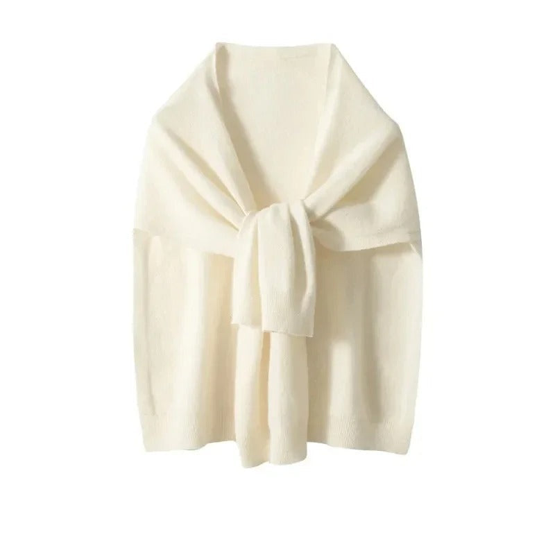 Levoire | Pull À Col En V Crème Une taille