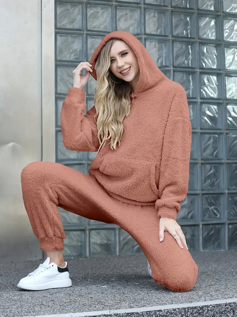 Levoire | Ensemble Douillet Pour Femmes Brun Orangé