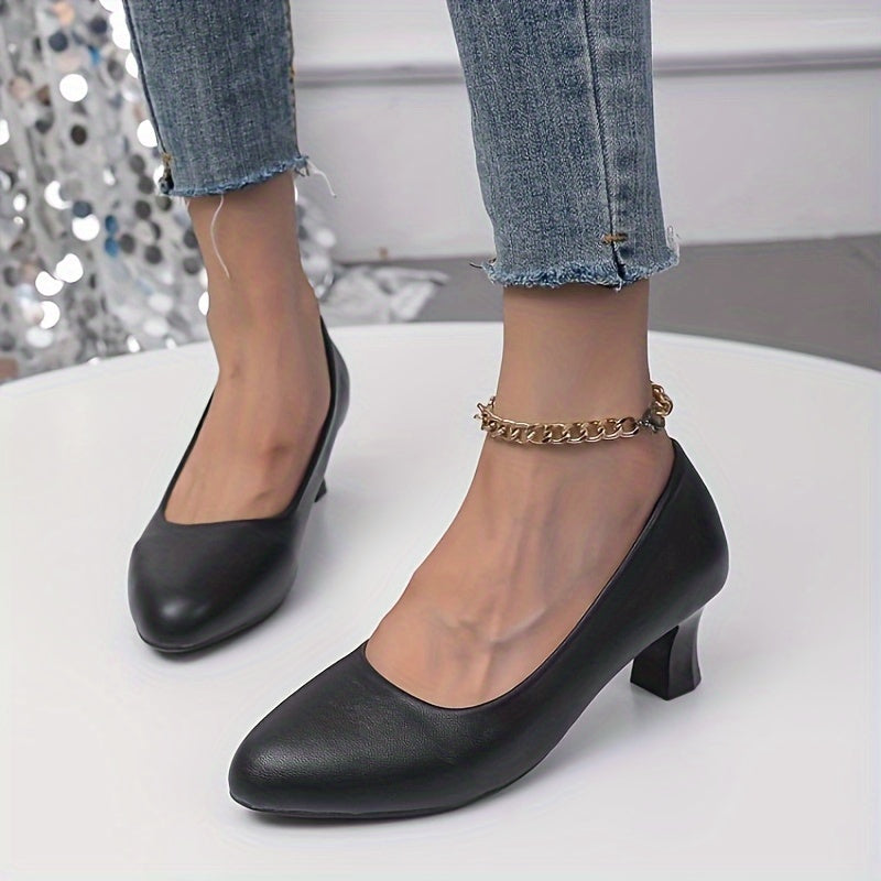 Levoire | Élégantes Chaussures À Talons Pour Femmes À Tige Pointue Et Talon Bas