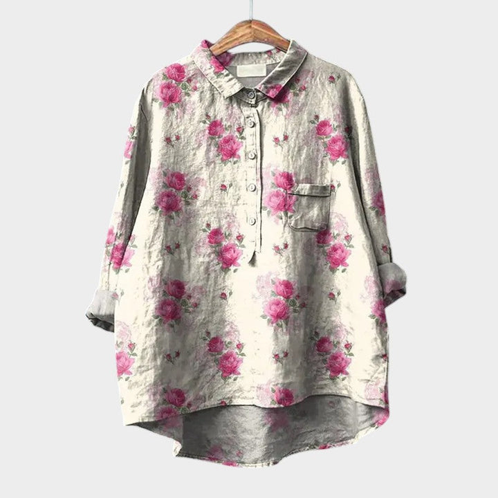 Levoire | Blouse Douce À Coupe Fluide Rosa