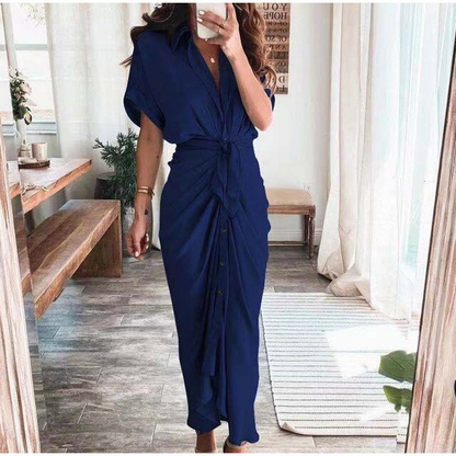 Levoire | Robe chic et élégante Bleu foncé