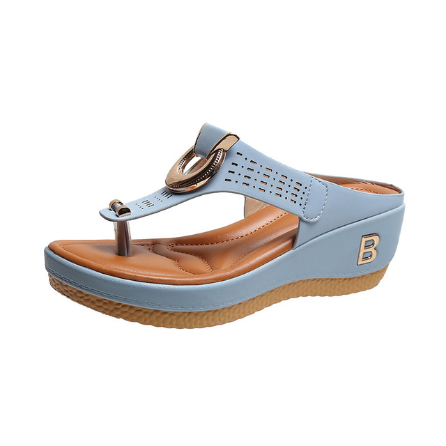 Levoire | Sandales confortables avec soutien de la voûte plantaire Bleu