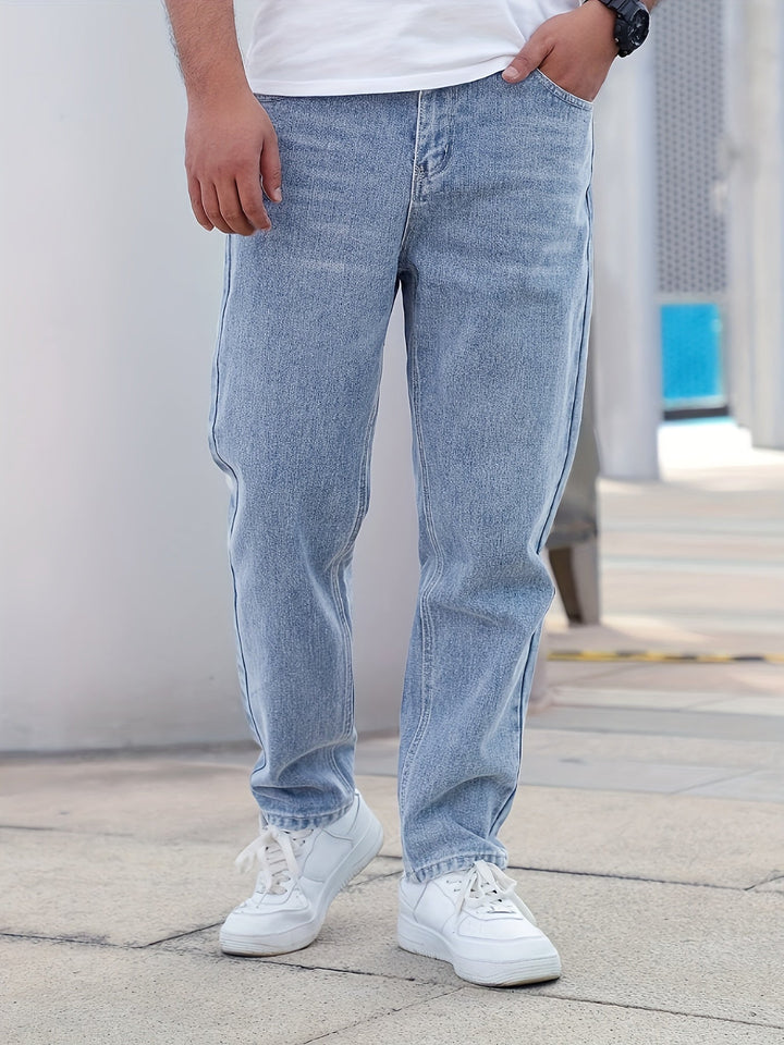 Levoire | Jeans Classiques Pour Hommes En Couleur Unie Bleu ciel