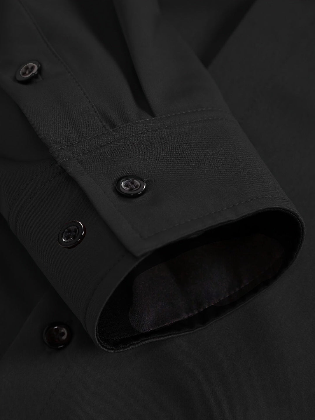 Levoire | Classique Unicolore Chemise À Manches Longues