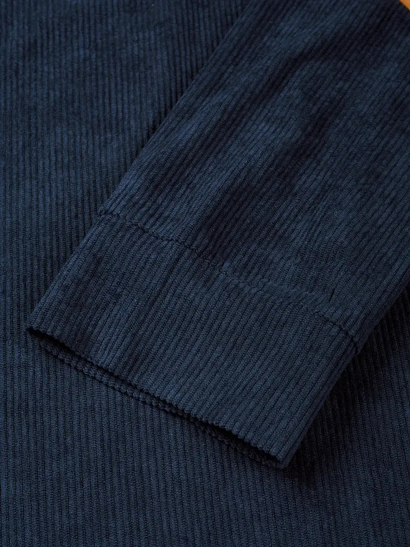 Levoire | Pantalon En Velours Décontracté Avec Col Montant Rétro Et Décolleté En V Pour Hommes