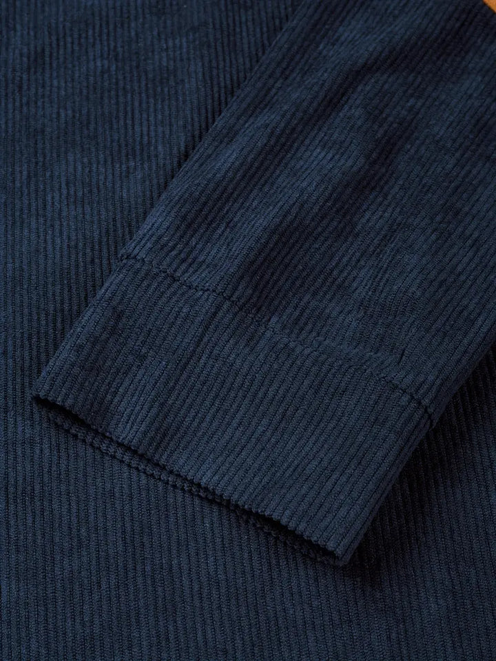 Levoire | Pantalon En Velours Décontracté Avec Col Montant Rétro Et Décolleté En V Pour Hommes
