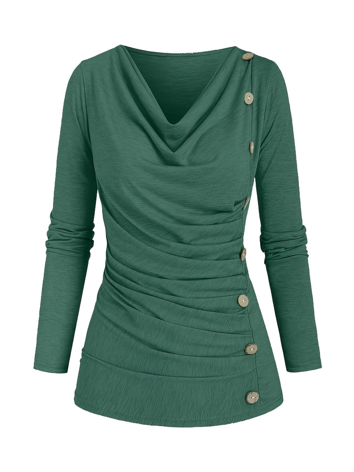 Levoire | Top Tricot Uni Avec Col Et Satin