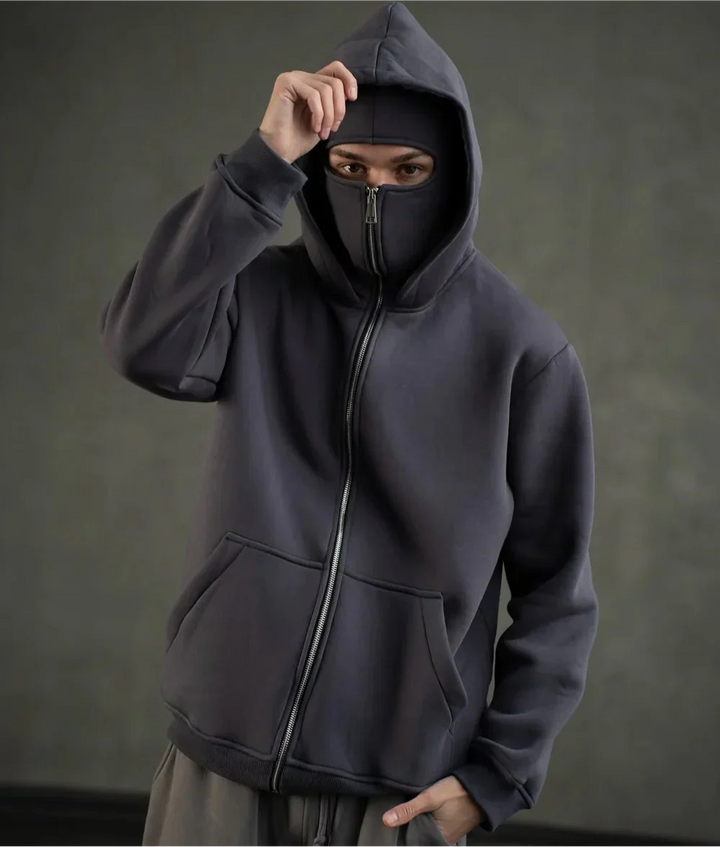 Levoire | Balaclava Sweat À Capuche Avec Zip Noir