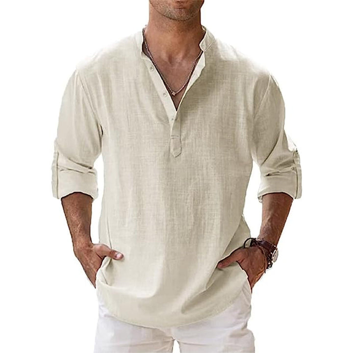Levoire | Chemise En Lin Léger Pour Le Quotidien Blanc