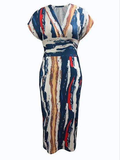 Levoire | Robe Décontractée, À Manches Courtes, Ajustée