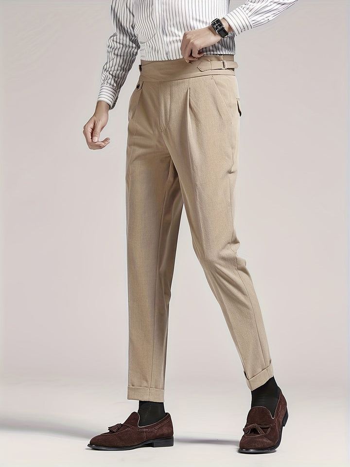 Levoire | Pantalon D'Affaires Regular Fit Unicolore
