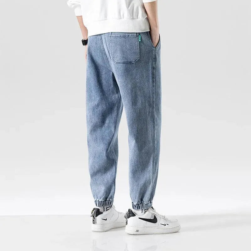Levoire | Pantalons en jean pour hommes grande taille à jambe ample
