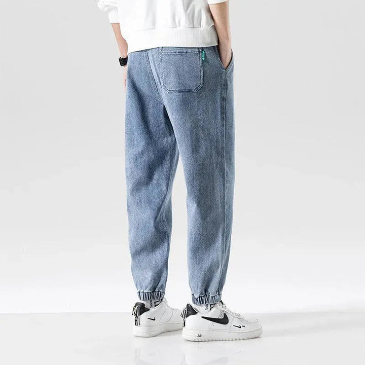 Levoire | Pantalons en jean pour hommes grande taille à jambe ample
