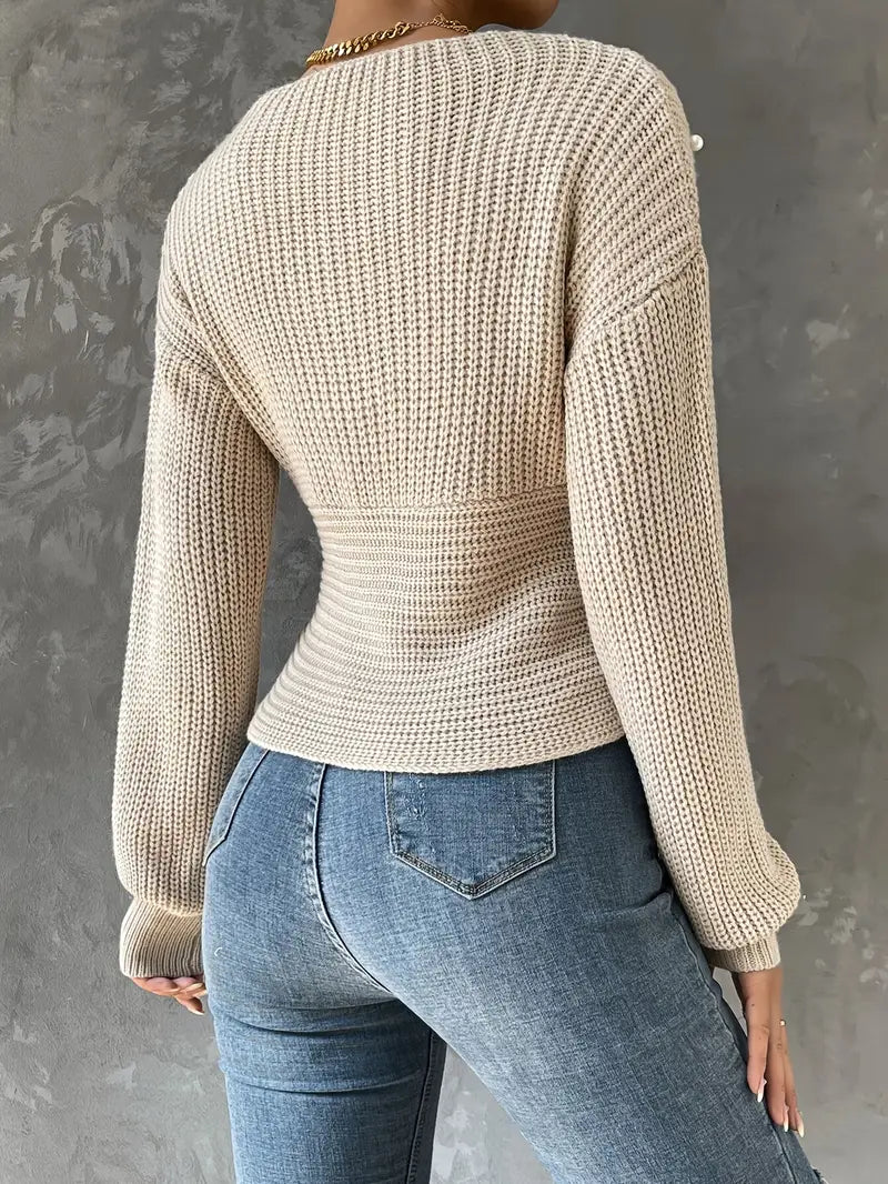 Levoire | Pull Avec Croix De Perles