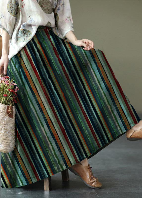 Levoire | Jupettes En Lin De Motif Mustankukka, Taille Élastique, Été