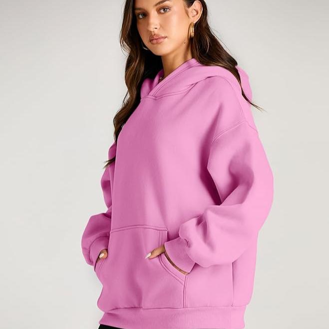 Levoire | Veste À Capuche À Manches Longues Avec Poches Rosa