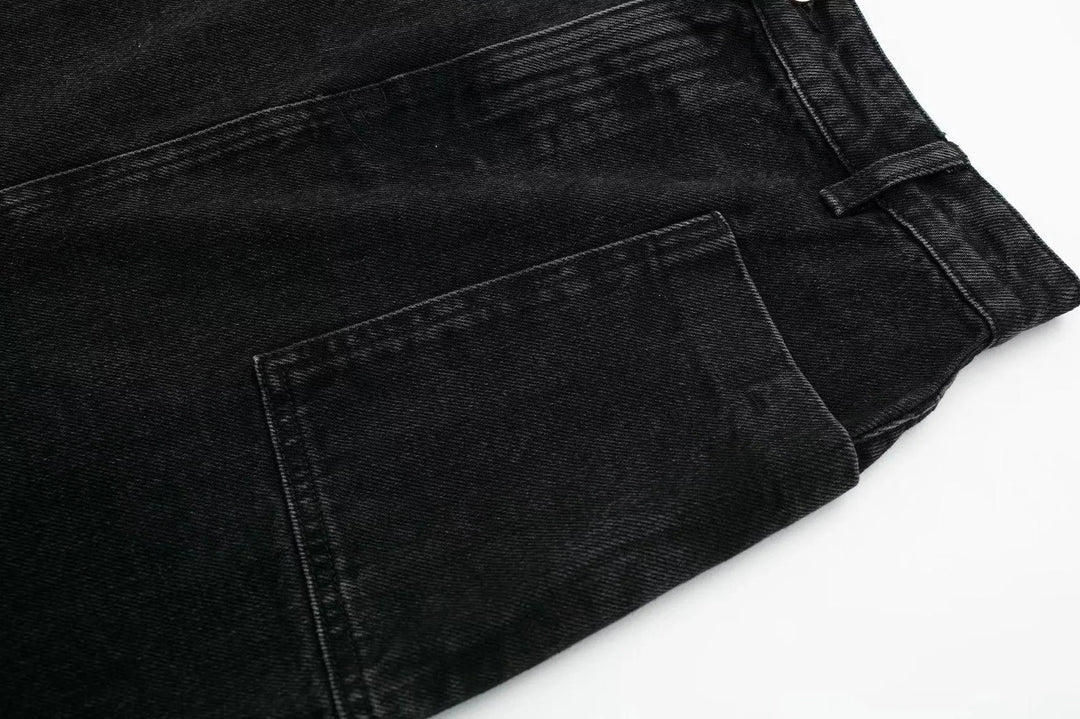 Levoire | Jupe avec design fendu et double poche à taille haute