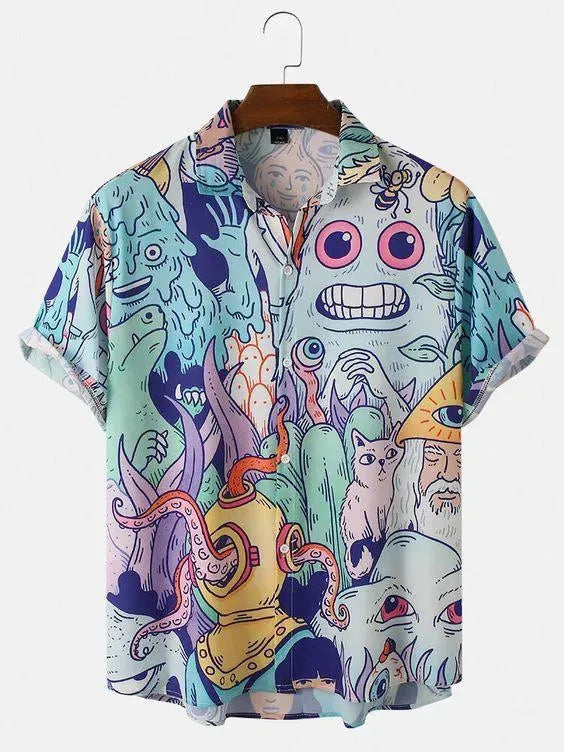 Levoire | Chemise homme avec impression numérique 3D