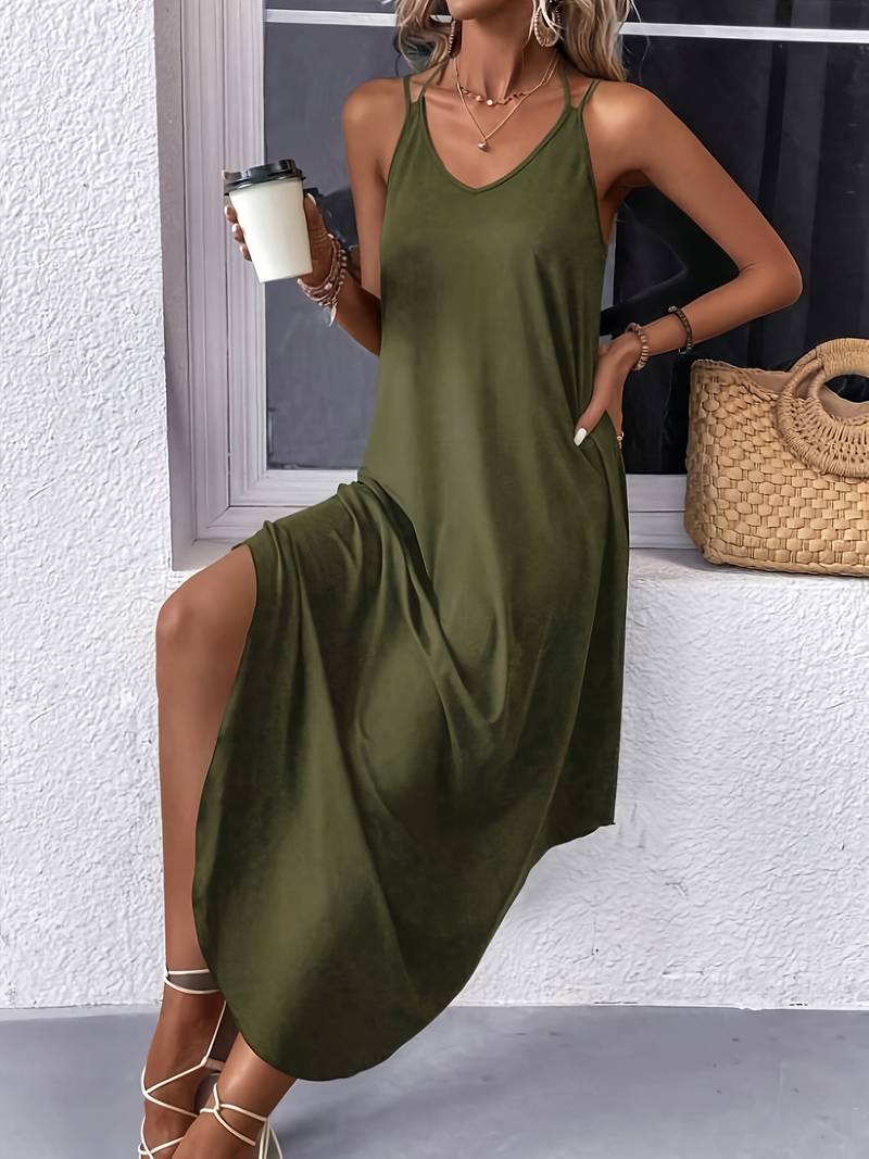 Levoire | Robe Sans Manches Bretelles Spaghetti